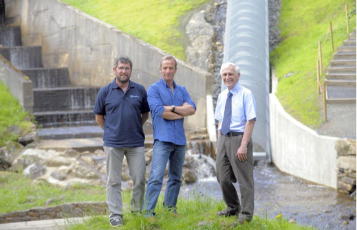 Mann Power installs turbine at birthplace of hydropower